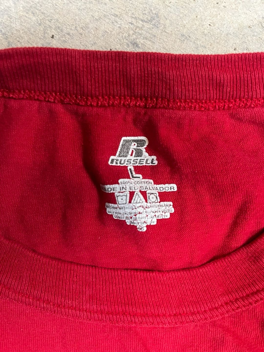 Russell Athletic Nebraska Cornhuskers T-Shirt Red Spellout 3