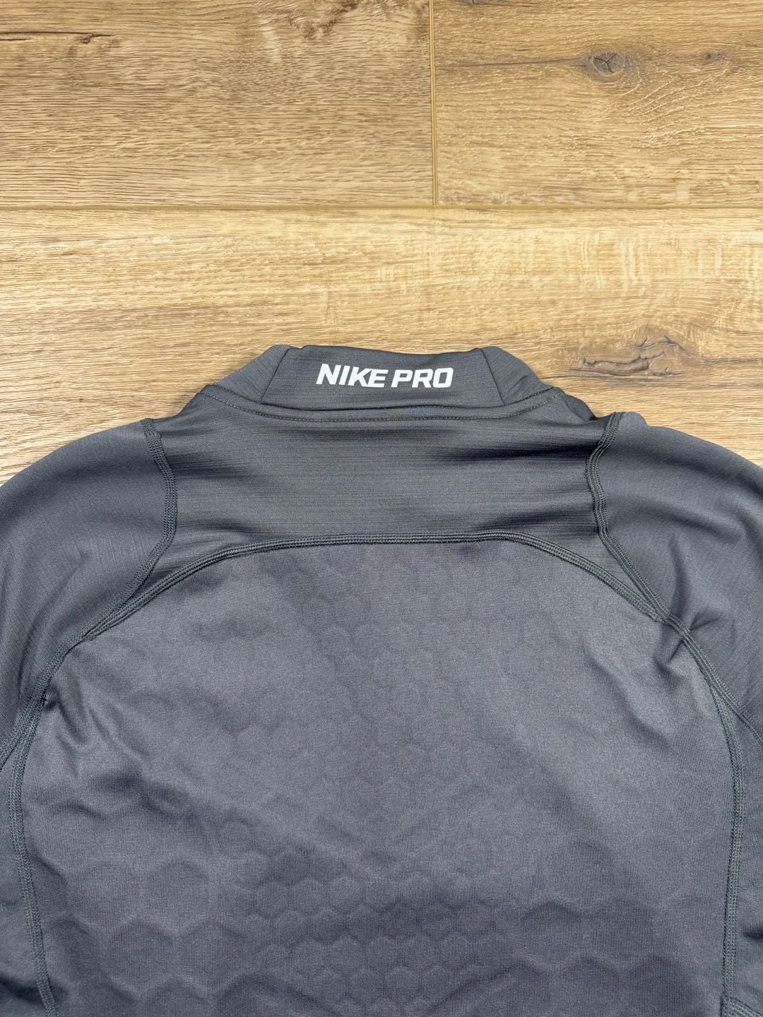 Nike Pro Hyperwarm Men’s XL Gray Fitted 1/4 Zip Thermal Training Top 13