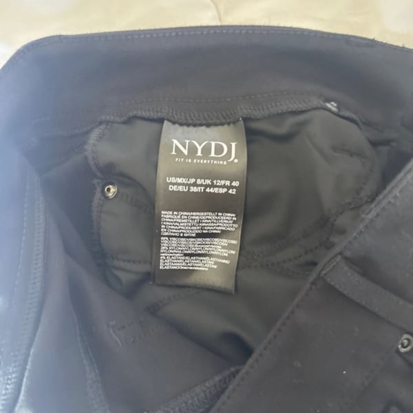 SCULPT-HER by NYDJ Pants Size 8 Black