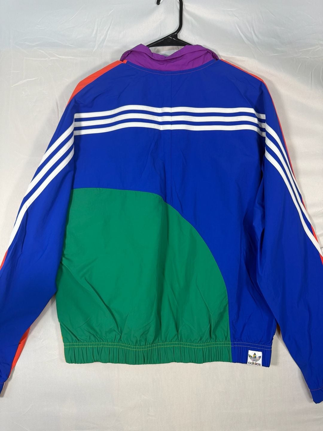 Adidas Original Pride Rainbow Off-Center Jacket Wind Breaker GD0955 Size XL 9