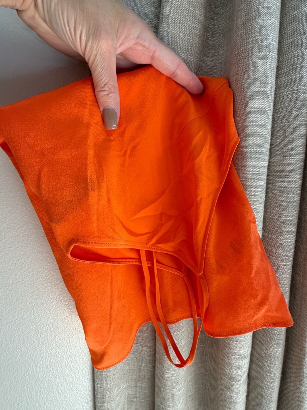 Rag & Bone Astrid Silk Camisole Size M Orange V-Neck Cami 9