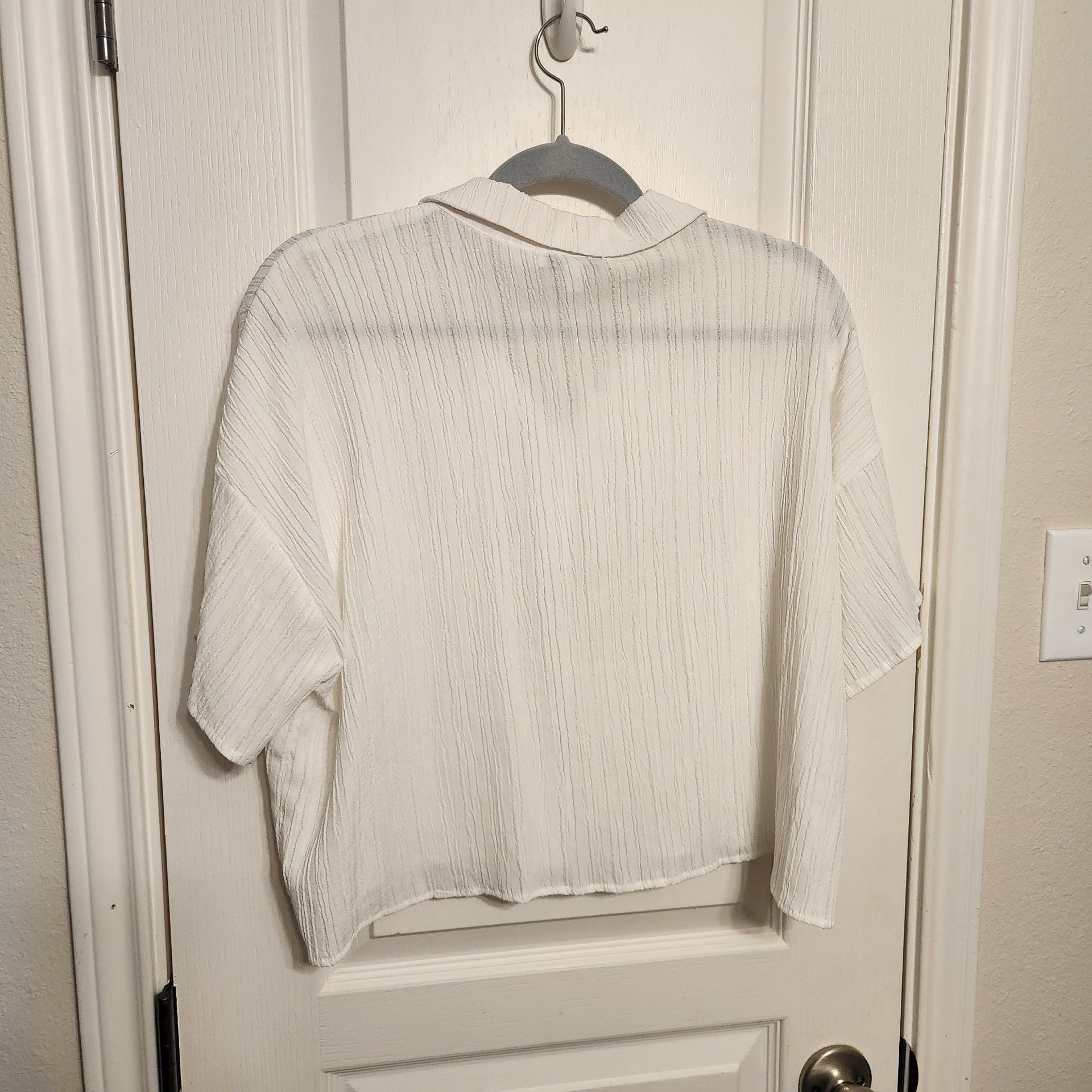 Gilli Button-Down Shirt Size M White 7