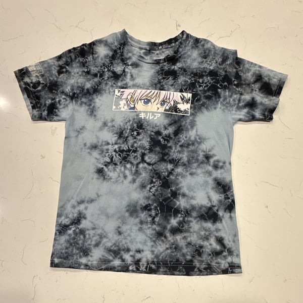Hypland Hunter X Hunter Killua Eye T-Shirt Size S Blue Black Tie Dye