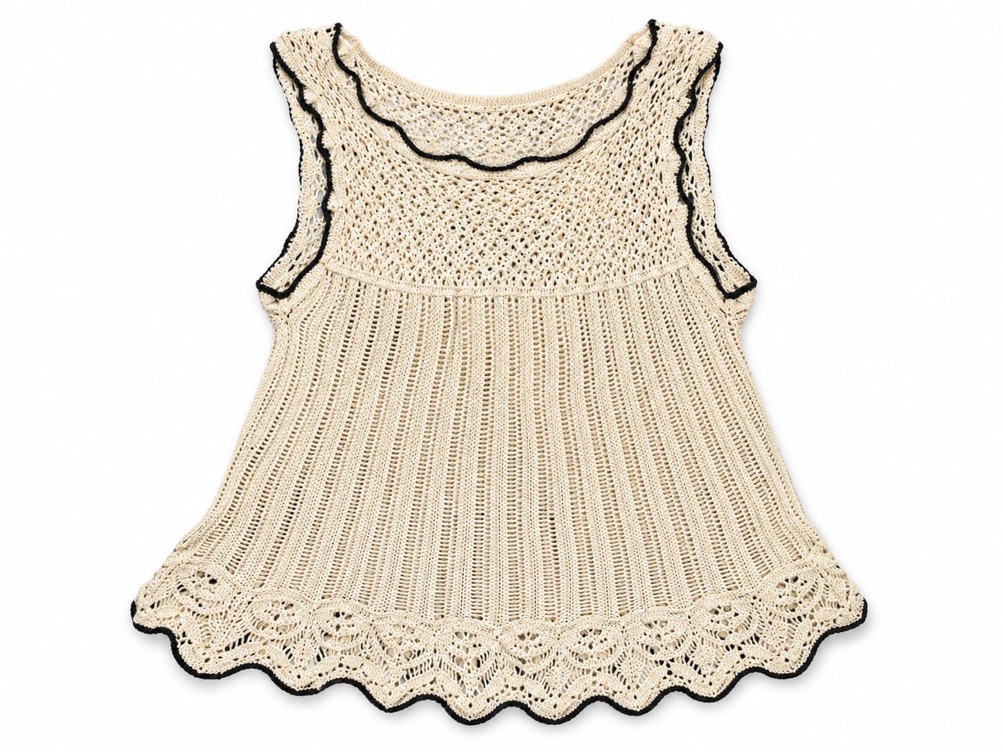 AE Mixed Stitch Sweater Tank Top 2