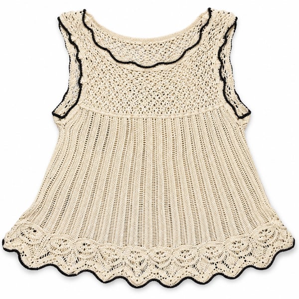 AE Mixed Stitch Sweater Tank Top
