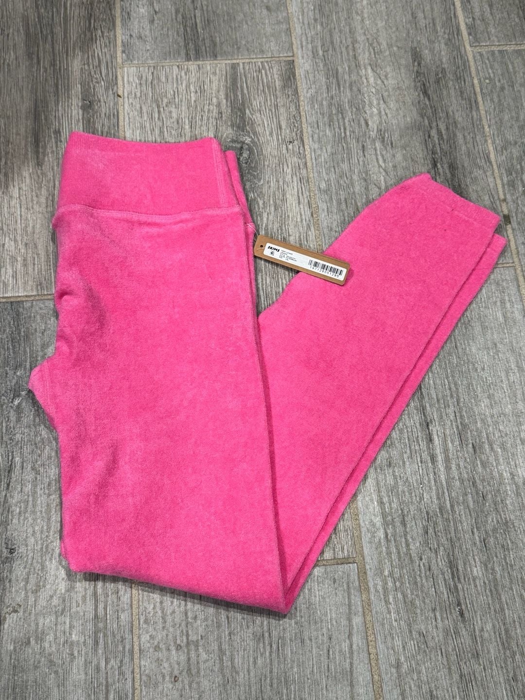 SKIMS Terry Lounge Legging Size L/XL Watermelon Pink NWT 2