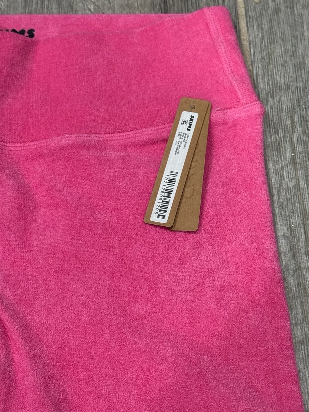 SKIMS Terry Lounge Legging Size L/XL Watermelon Pink NWT 4