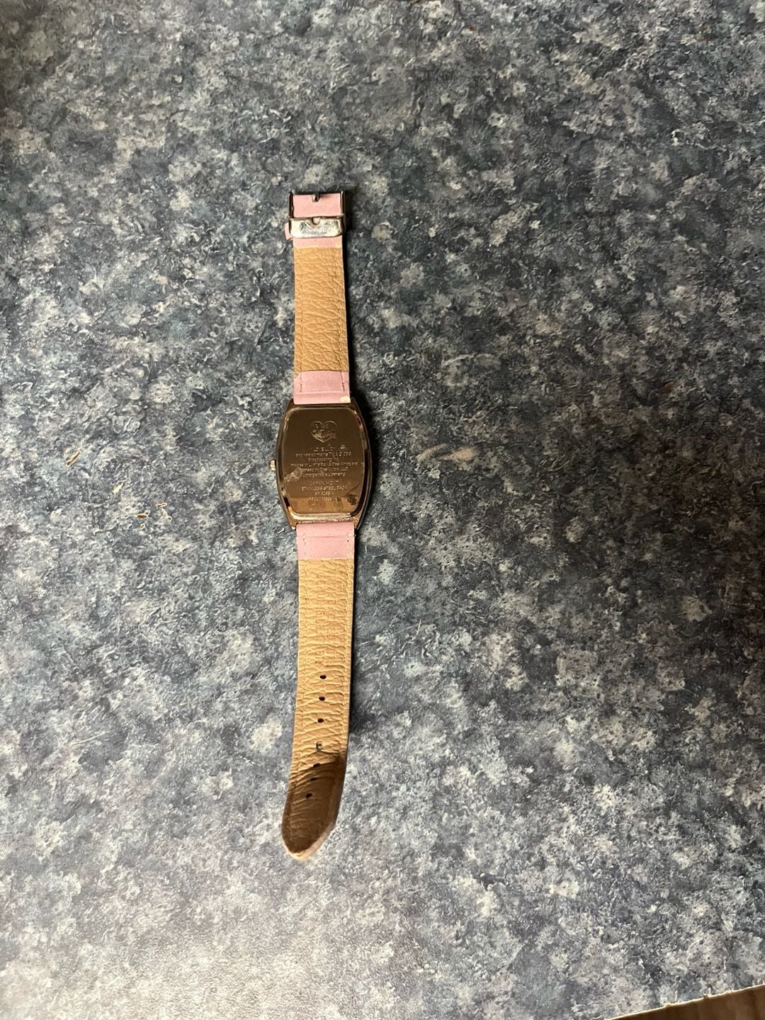 I Love Lucy Chocolate Factory Vintage Pink Leather Watch 4