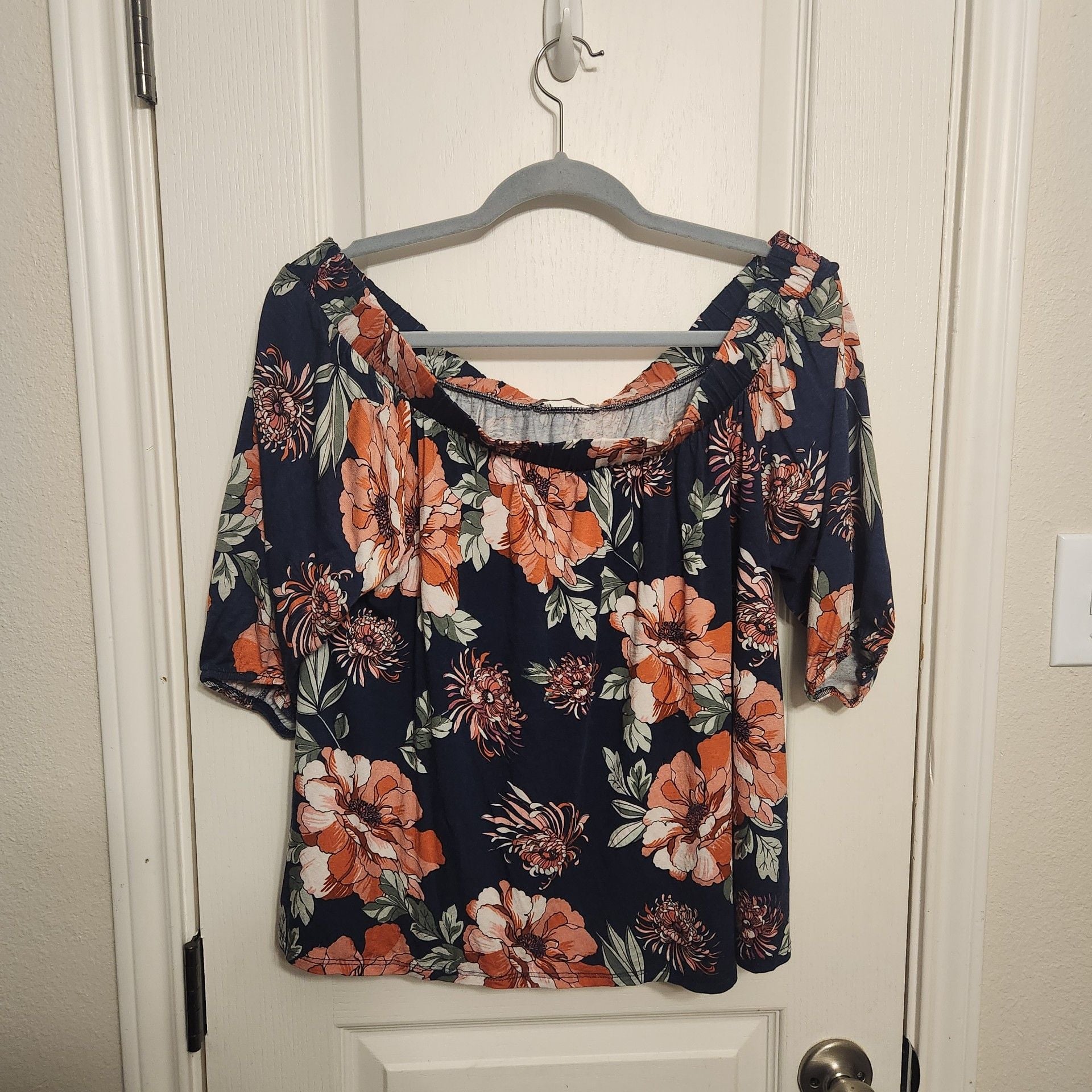 Floral Off The Shoulder Blouse 2