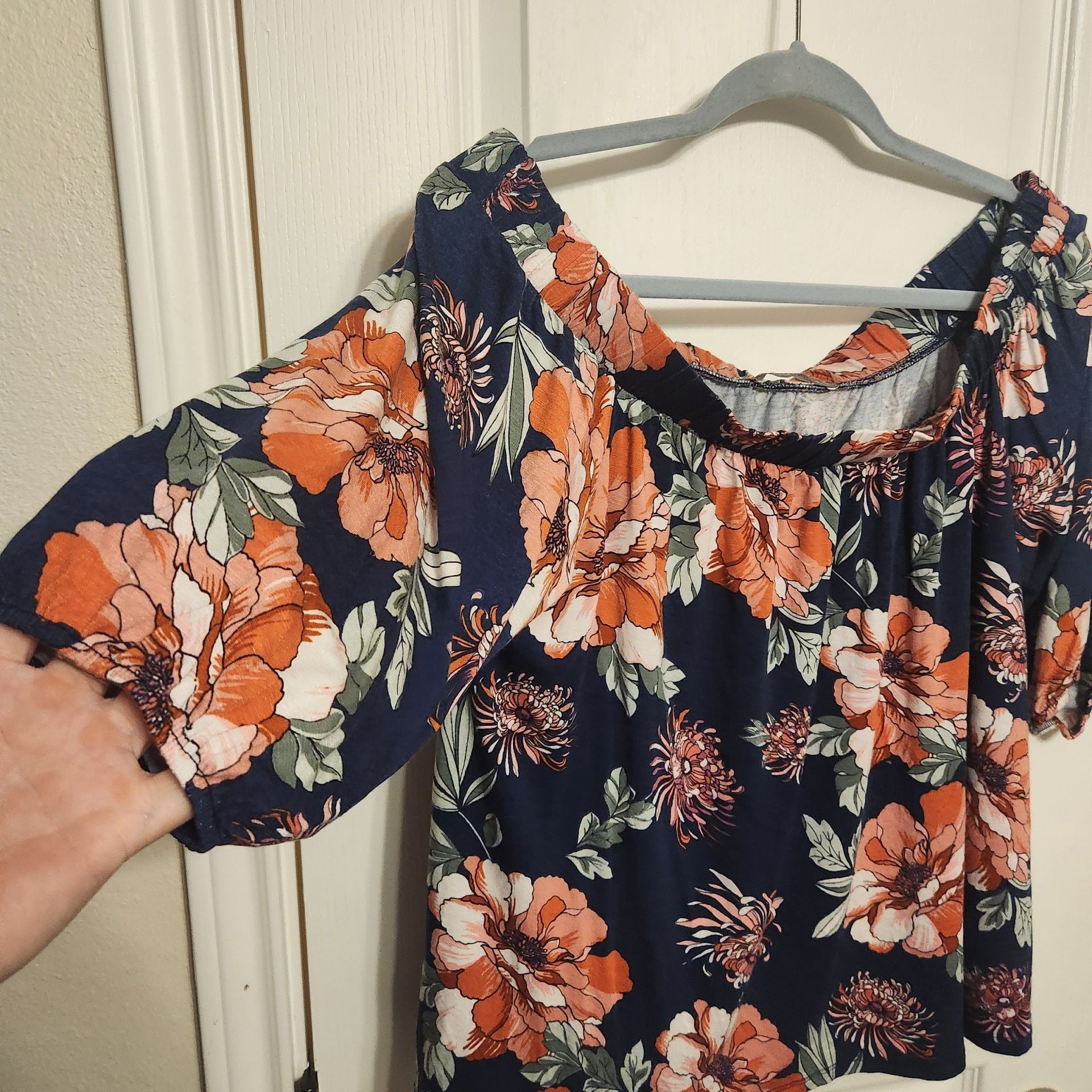 Floral Off The Shoulder Blouse 4
