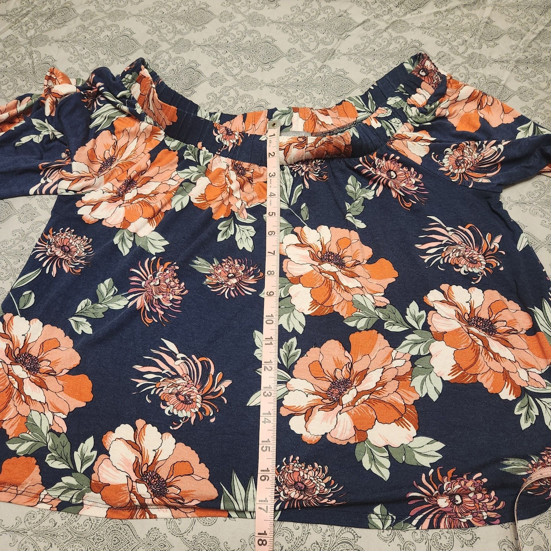 Floral Off The Shoulder Blouse 8