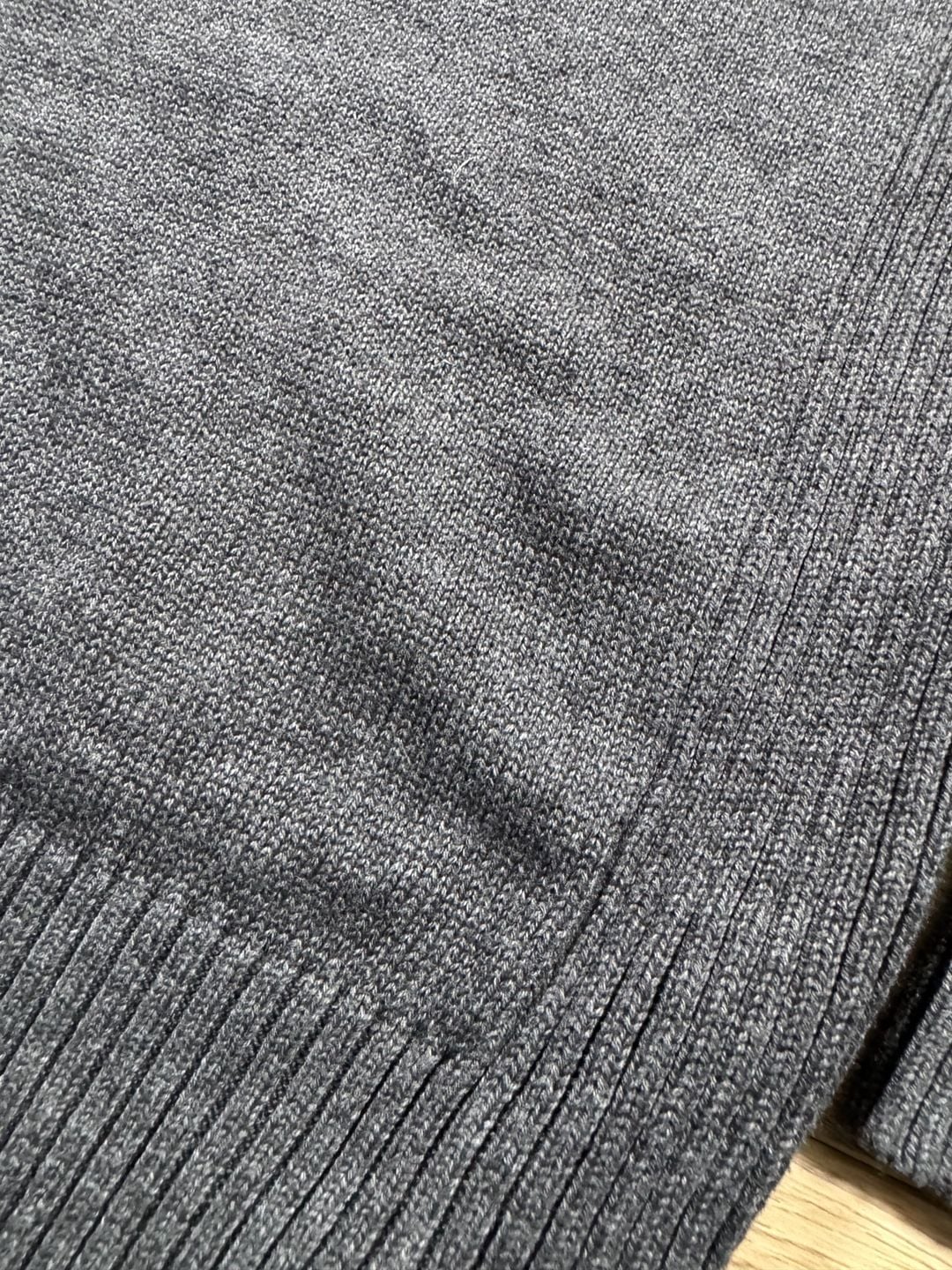 U.S. Polo Assn. Men’s Quarter Zip Sweater Sherpa Collar Dark Gray XL 11