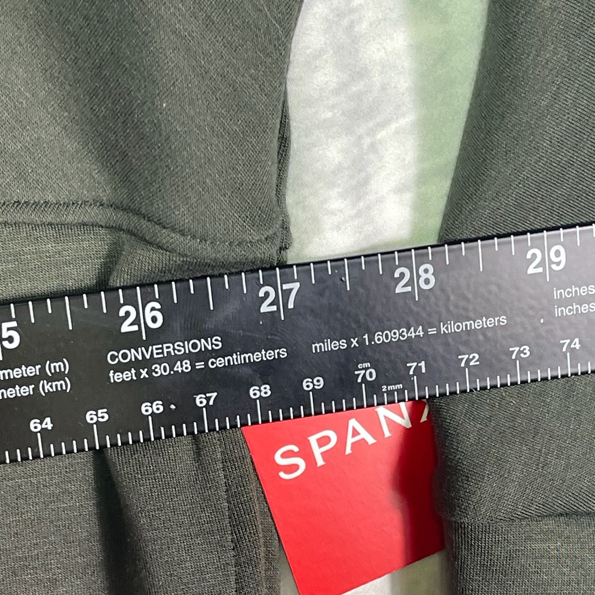 Spanx Airessentials Open Front Cardigan Size M/L Olive Green NWT 5