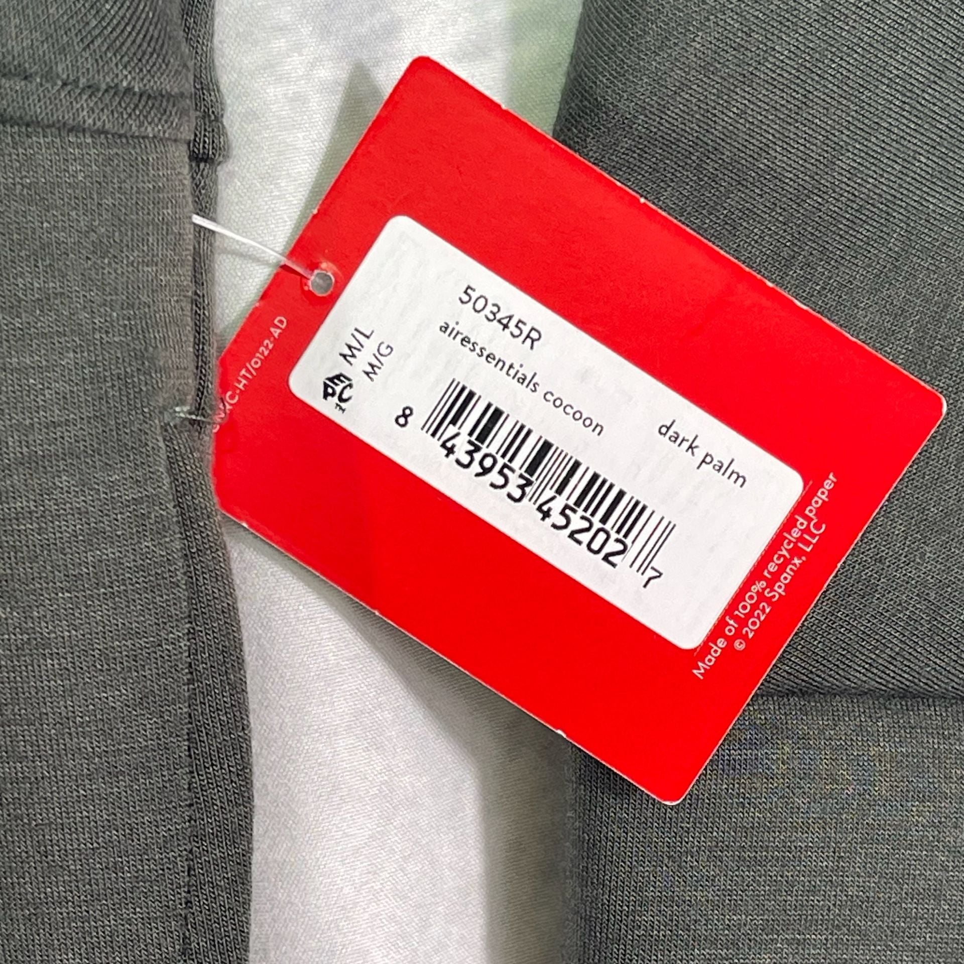 Spanx Airessentials Open Front Cardigan Size M/L Olive Green NWT 8