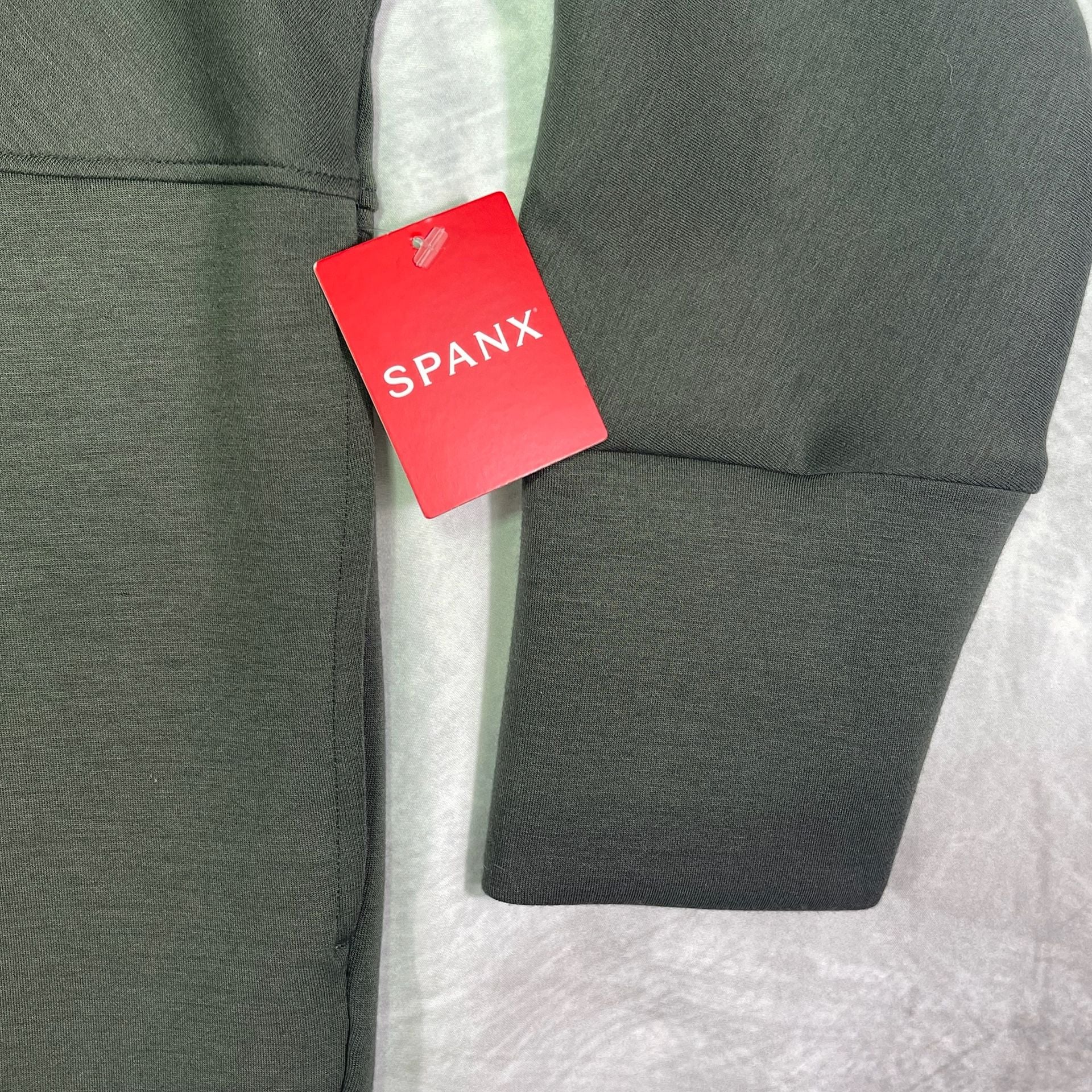 Spanx Airessentials Open Front Cardigan Size M/L Olive Green NWT 9