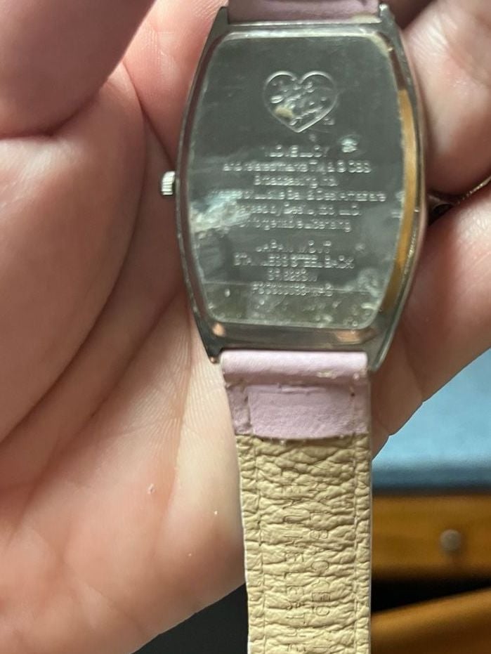 I Love Lucy Chocolate Factory Vintage Pink Leather Watch 5