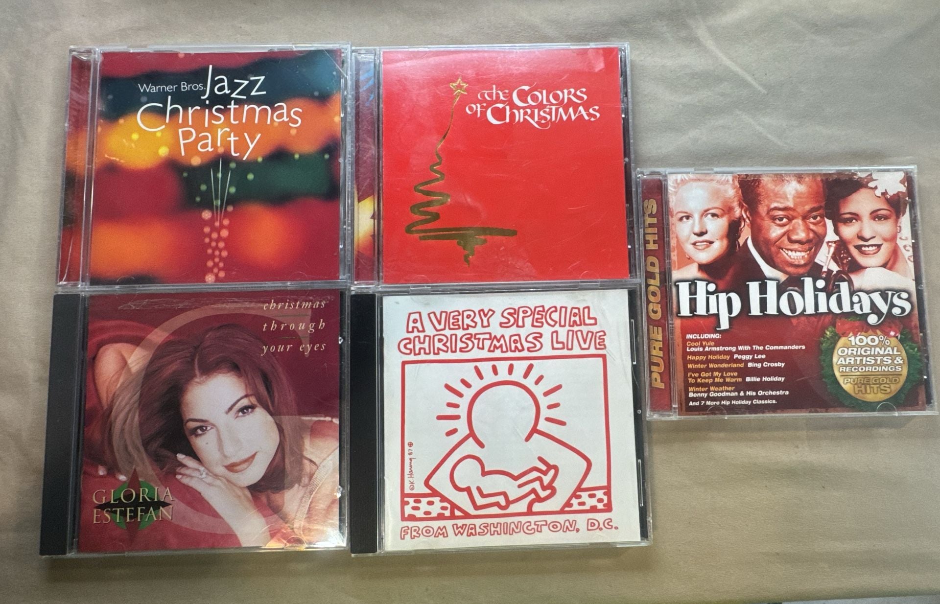 Lot Of 5 Christmas Music Audio CDs Assorted Holiday 1