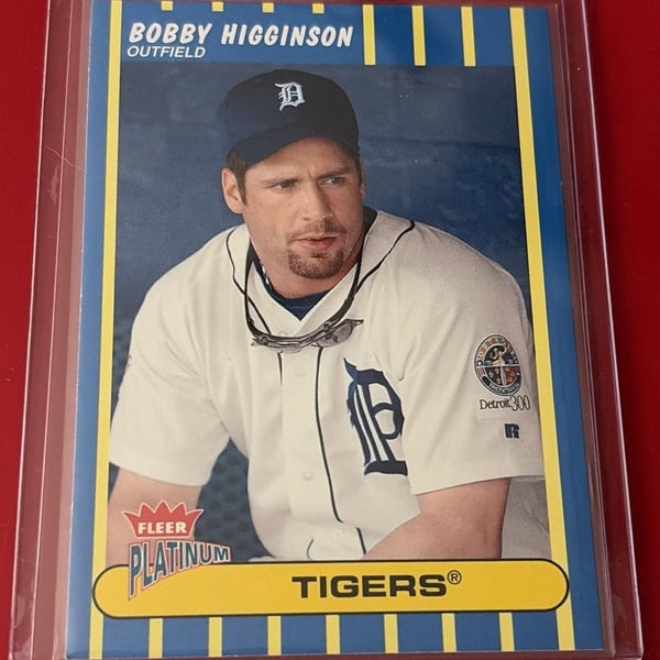 2003 Fleer Platinum Bobby Higginson #128 Detroit Tigers Baseball Card
