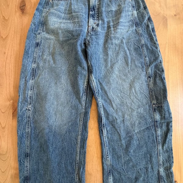 Good American Extreme Barrel Jeans Size 4
