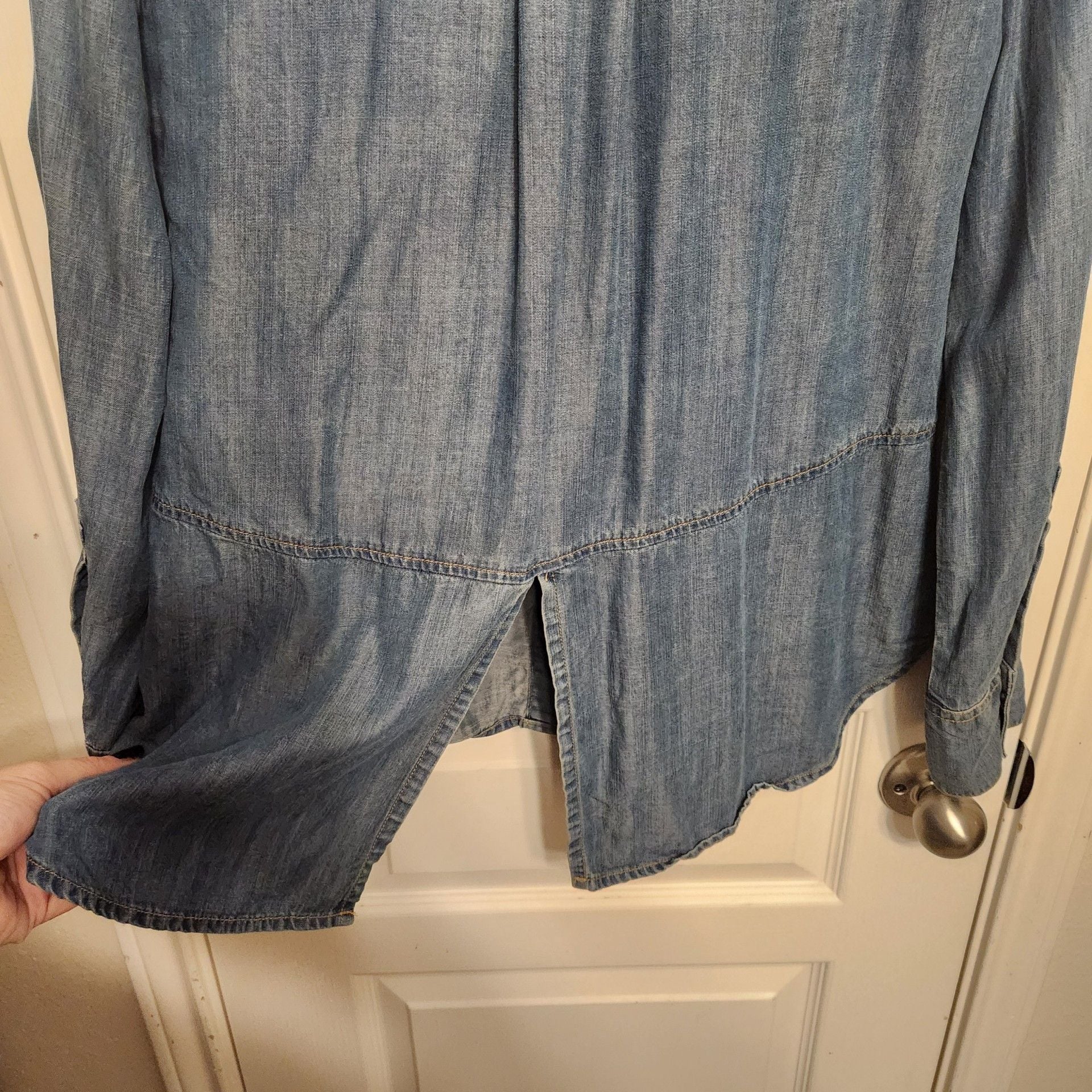 Cloth & Stone Denim Shirt Size M 7