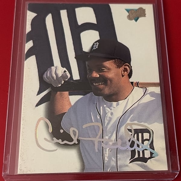 1993 Studio Cecil Fielder #37 Detroit Tigers Baseball Card