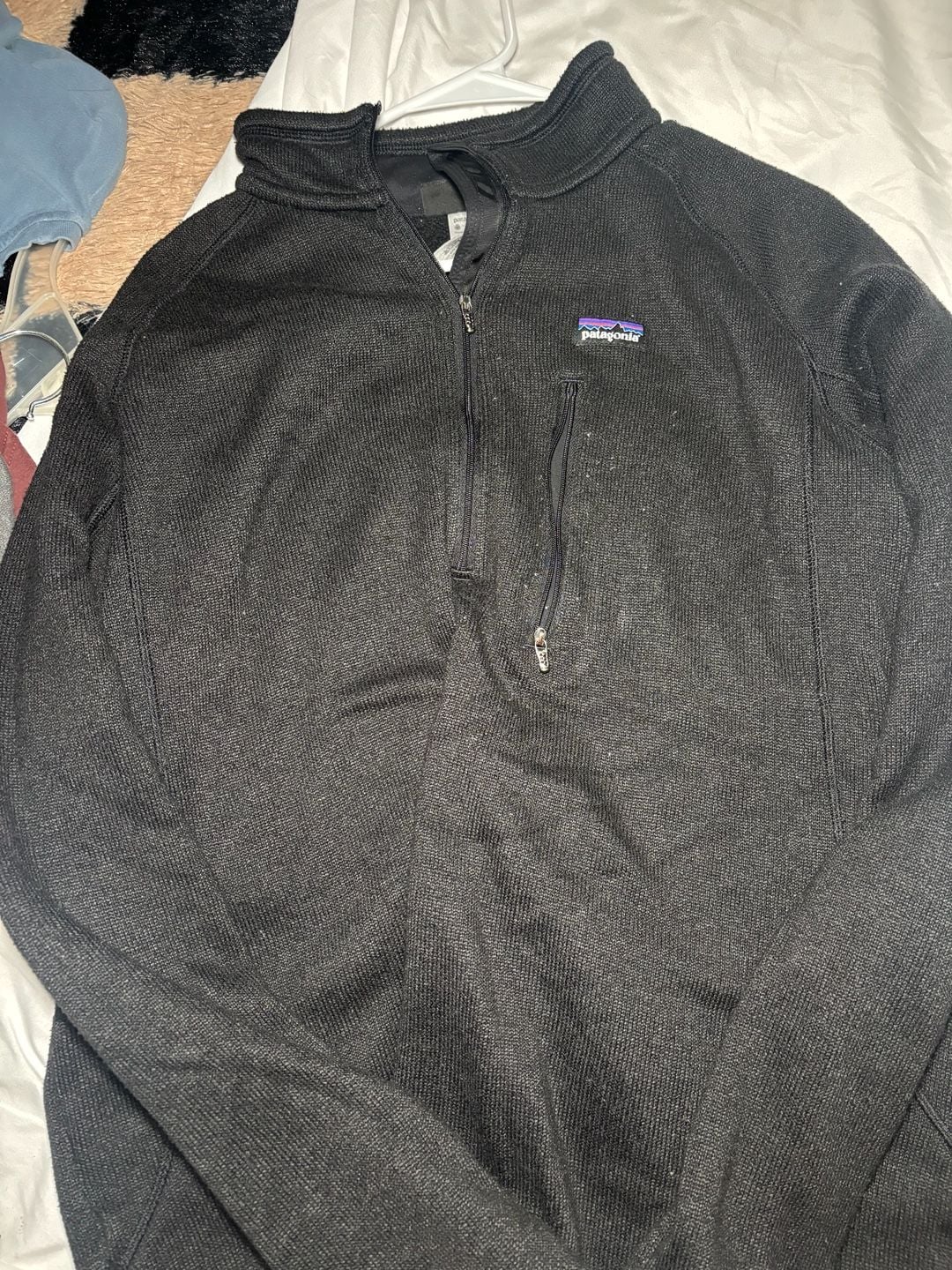Patagonia Better Sweater 1/4 Zip Fleece Jacket Black 2