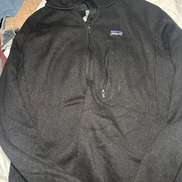Patagonia Better Sweater 1/4 Zip Fleece Jacket Black