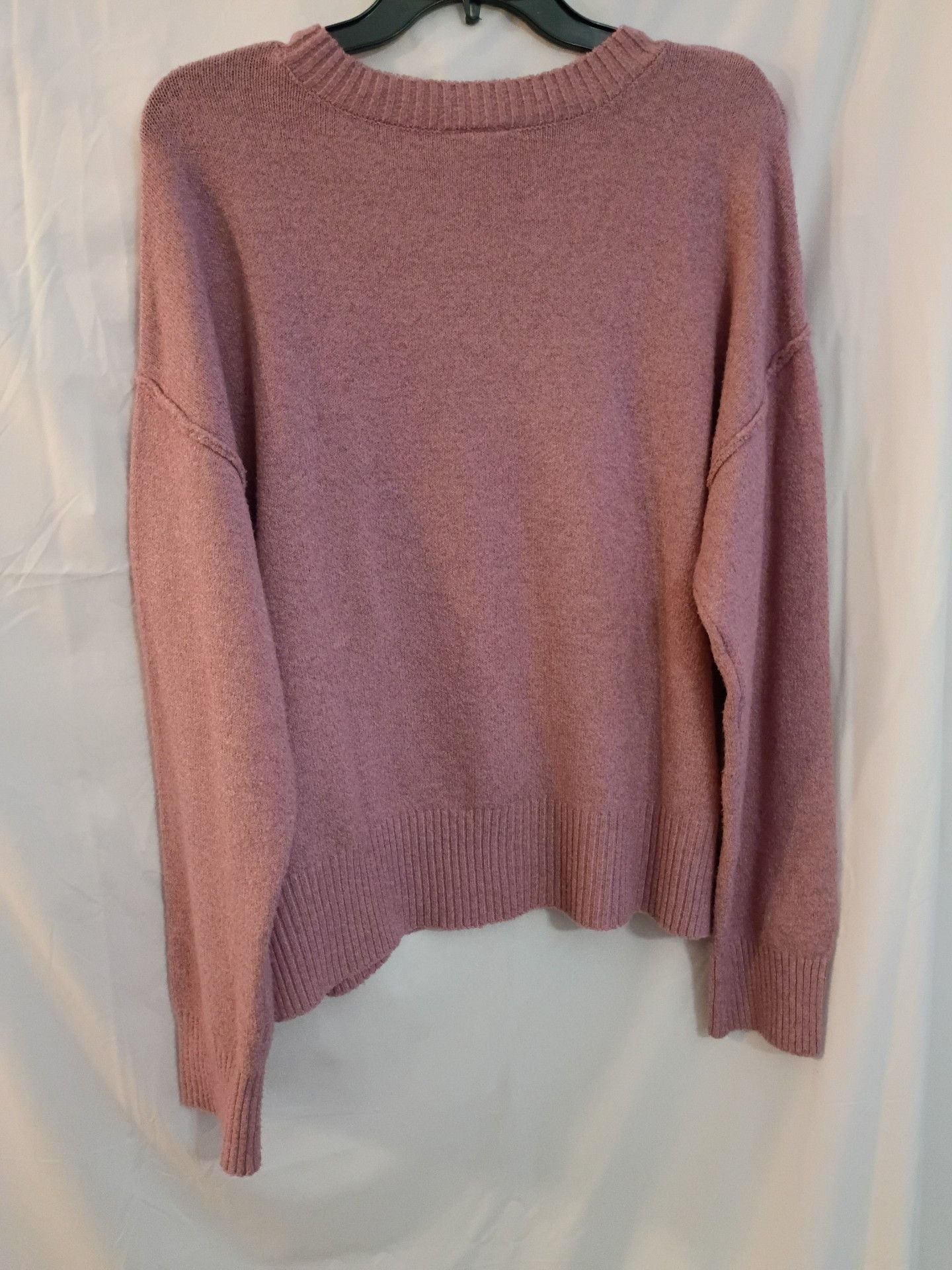 ana a new approach Sweater Size L Pink Crewneck Knit Long Sleeve Pullover 6