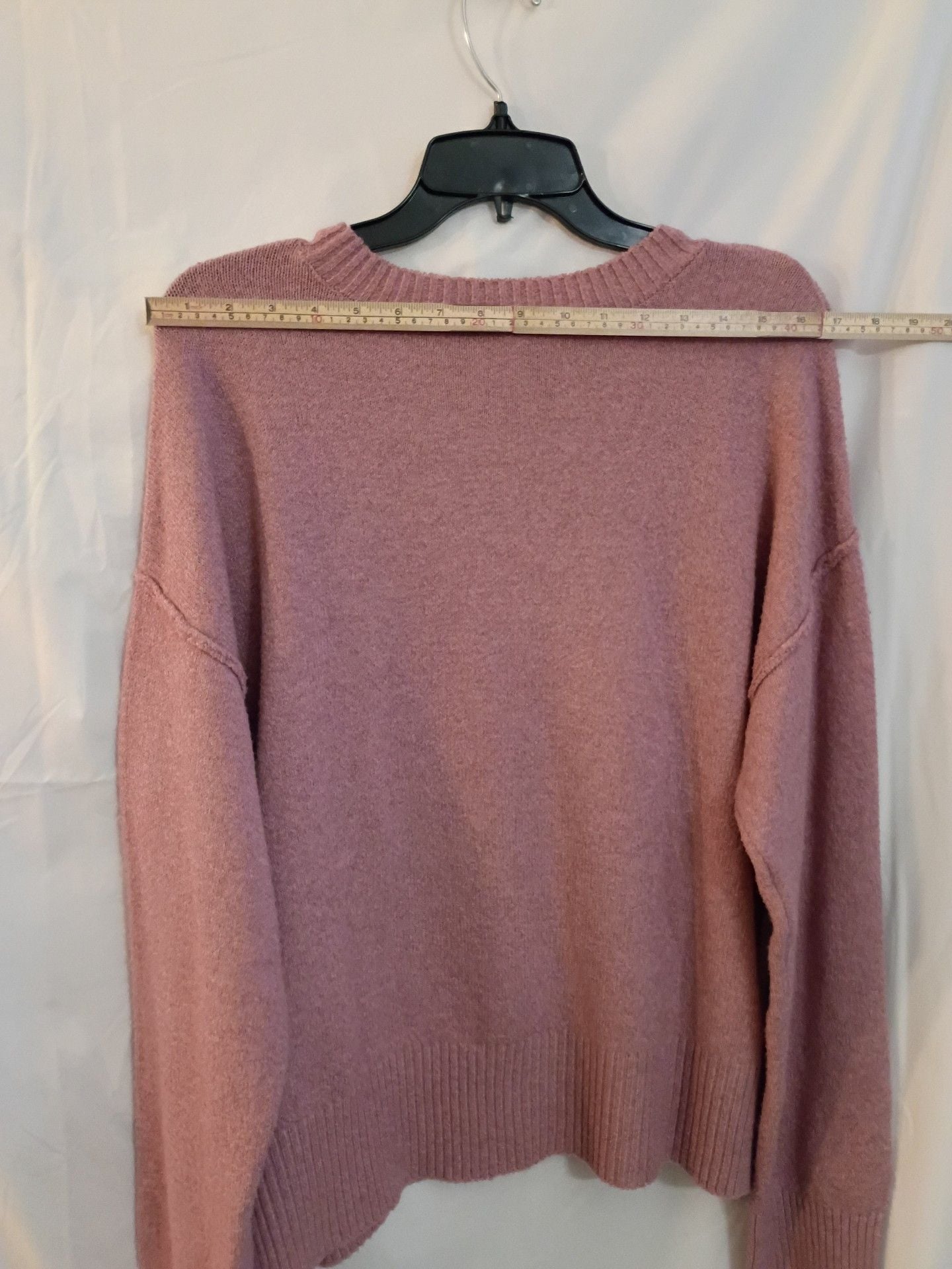 ana a new approach Sweater Size L Pink Crewneck Knit Long Sleeve Pullover 7