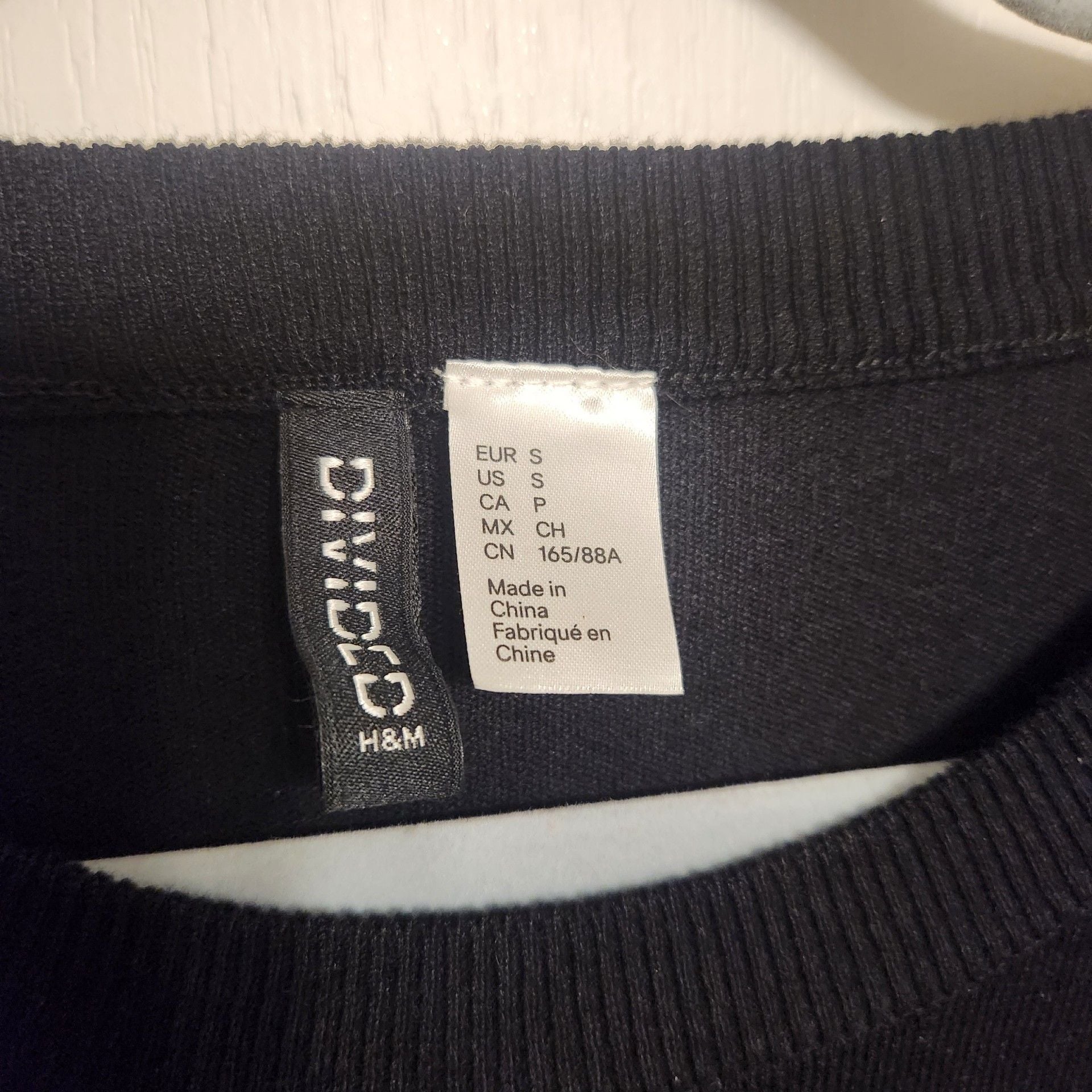 Divided H&M Sweater Size S Black Long Sleeve 3