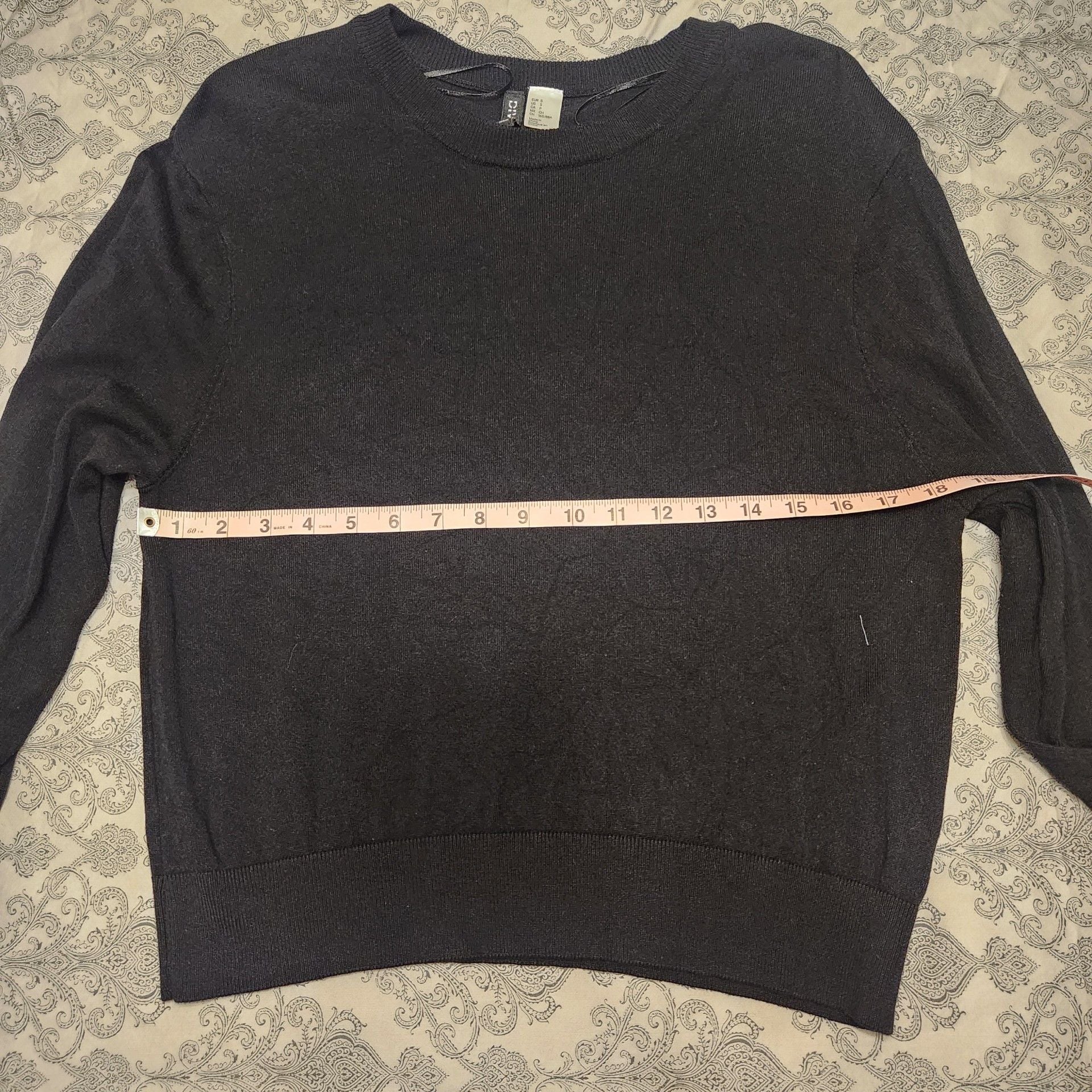 Divided H&M Sweater Size S Black Long Sleeve 6