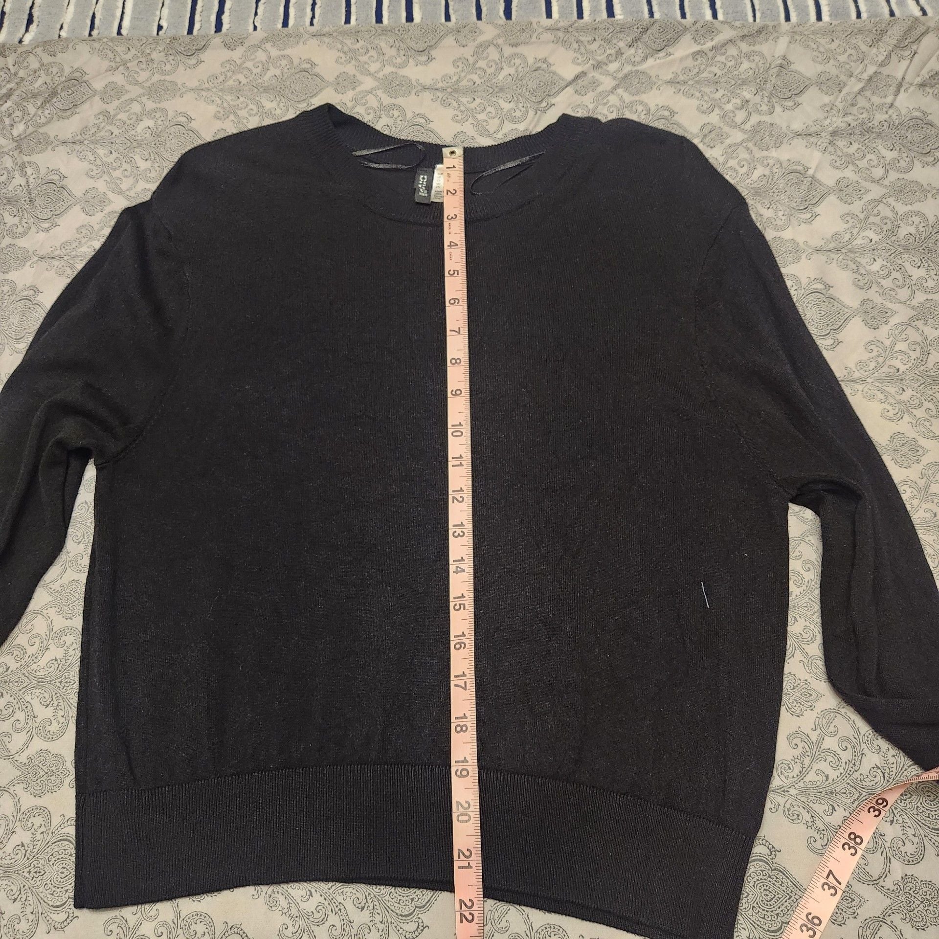 Divided H&M Sweater Size S Black Long Sleeve 7