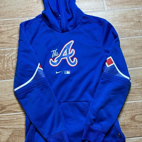 Atlanta Braves Nike City Connect Therma Hoodie - Mens,