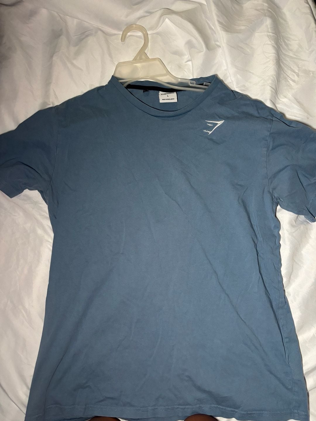 Gymshark Essential Short Sleeve T-Shirt Size L Blue 2