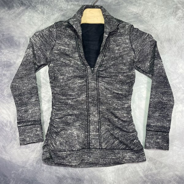 Lululemon Cypress Kiss 1/2 Zip Pullover Size 10 Rush Jacquard