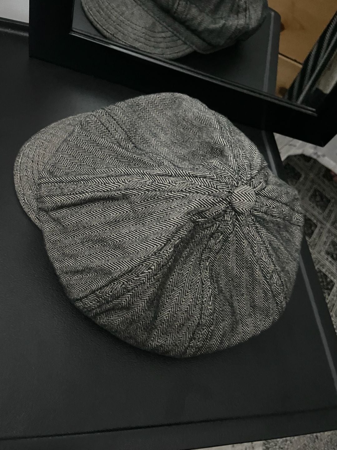 H&M Newsboy Cap Size S/M Herringbone Pattern 4