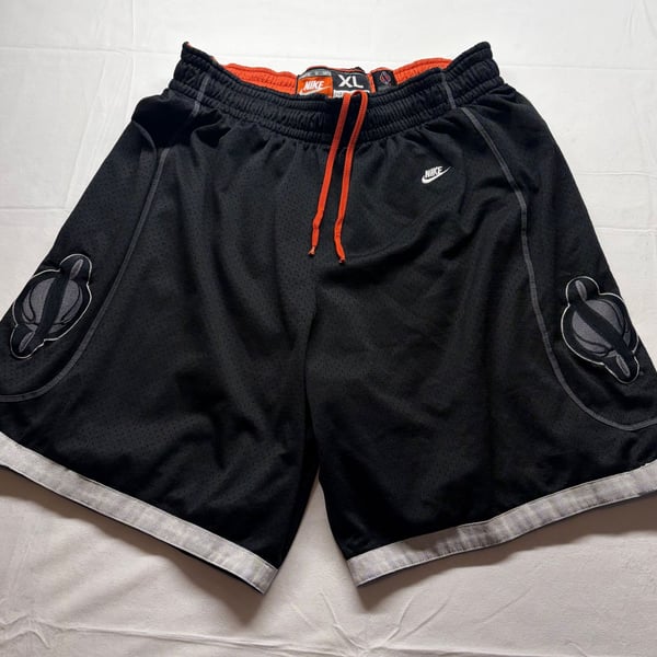 Nike Syracuse Orangemen Basketball Shorts Size XL Vintage Black Mesh Team Y2K