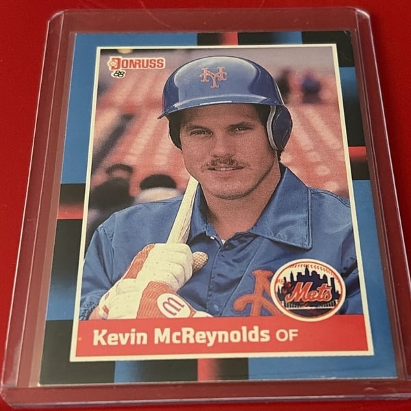 1988 Donruss Kevin McReynolds #617 Baseball Card New York Mets