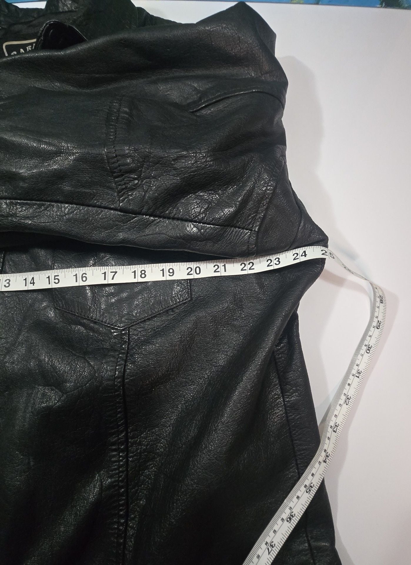 Barneys Vintage Leather Jacket Size XXL - Black Genuine Leather Snap 8