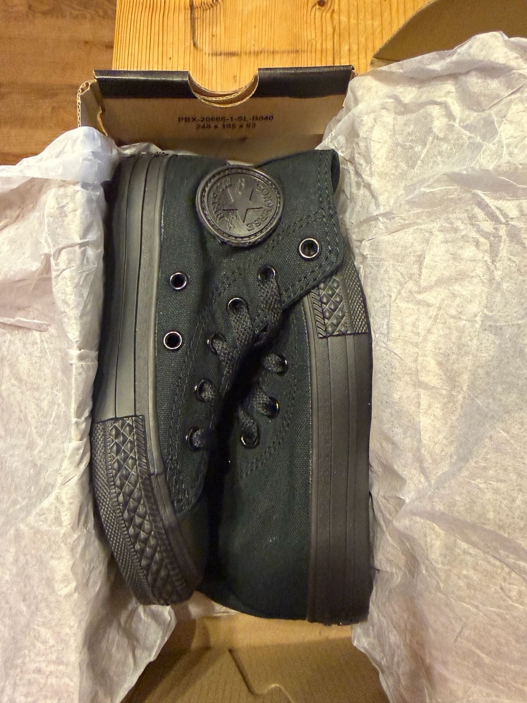 Converse Chuck Taylor All Star SP High Top Size 11 Youth Black Monochrome 3
