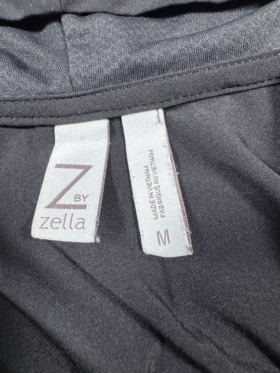 Z by Zella Women’s Lightweight Ruched Full Zip Hoodie Black Size M 5