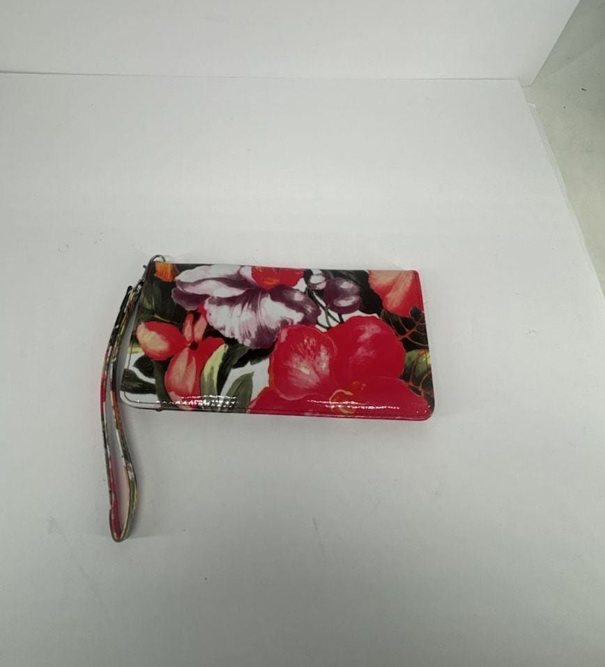 Christian Lacroix Marcelle Floral Wallet Clutch Wristlet 2