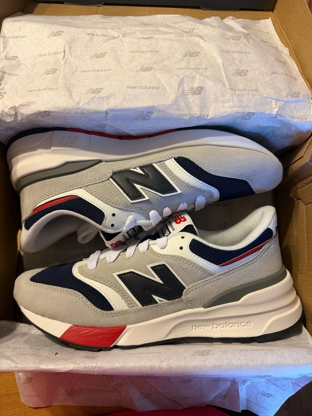 New Balance 997R Brighton Grey Team Navy Sneakers 3