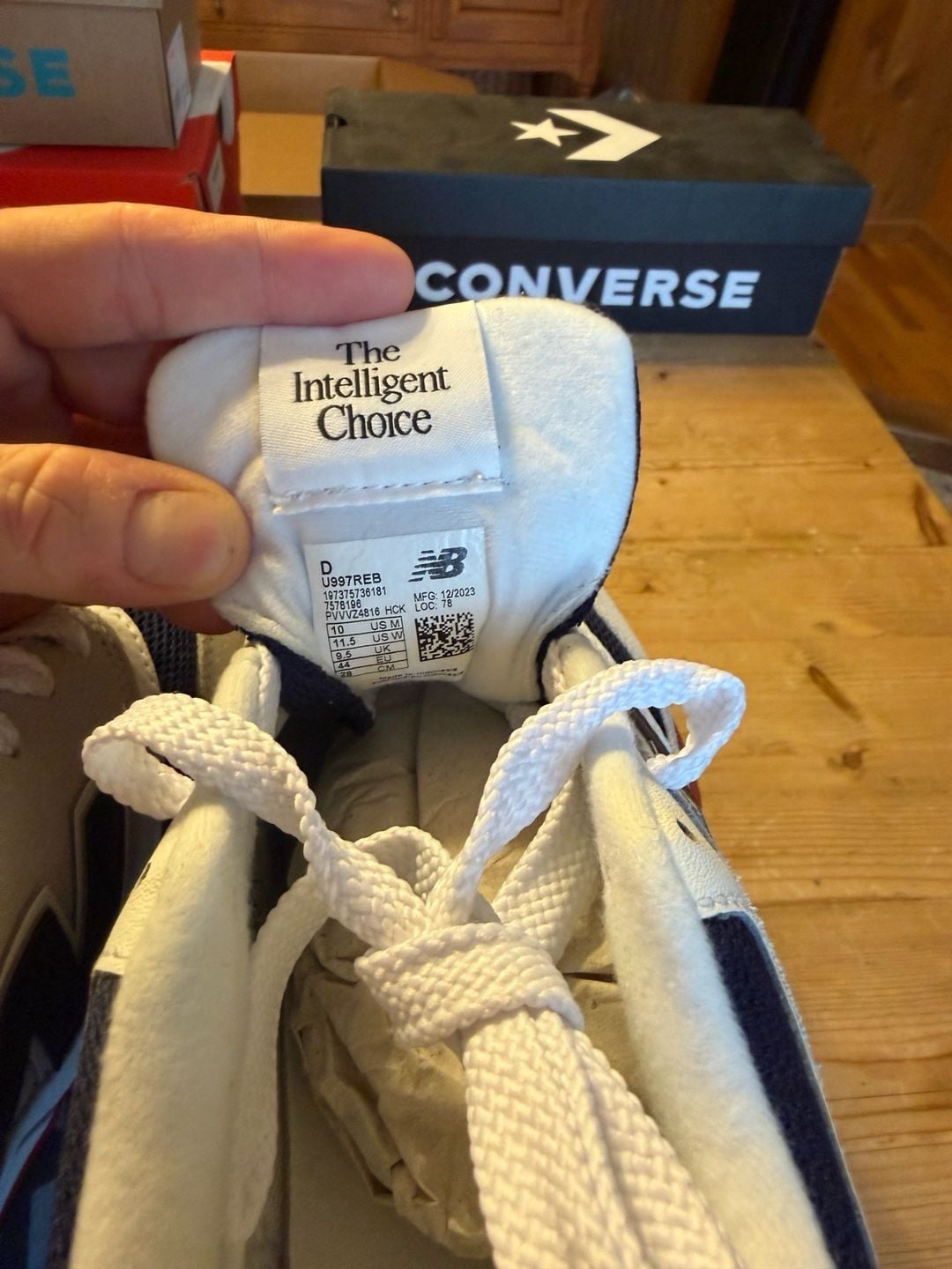 New Balance 997R Brighton Grey Team Navy Sneakers 8