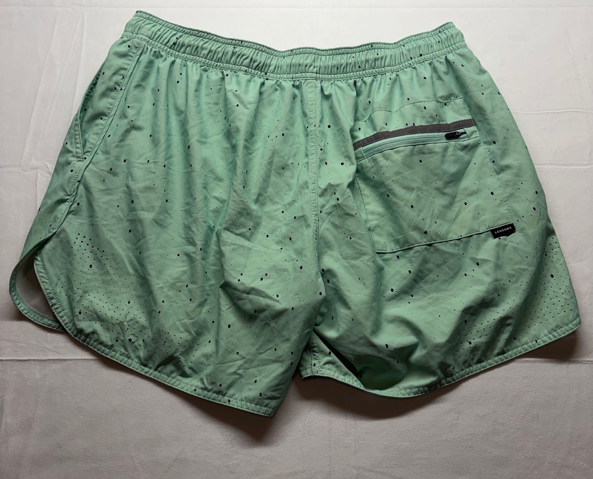 Legends Luka HD 7 Lined Short Size XL Thyme White Splatter Athletic Shorts 5