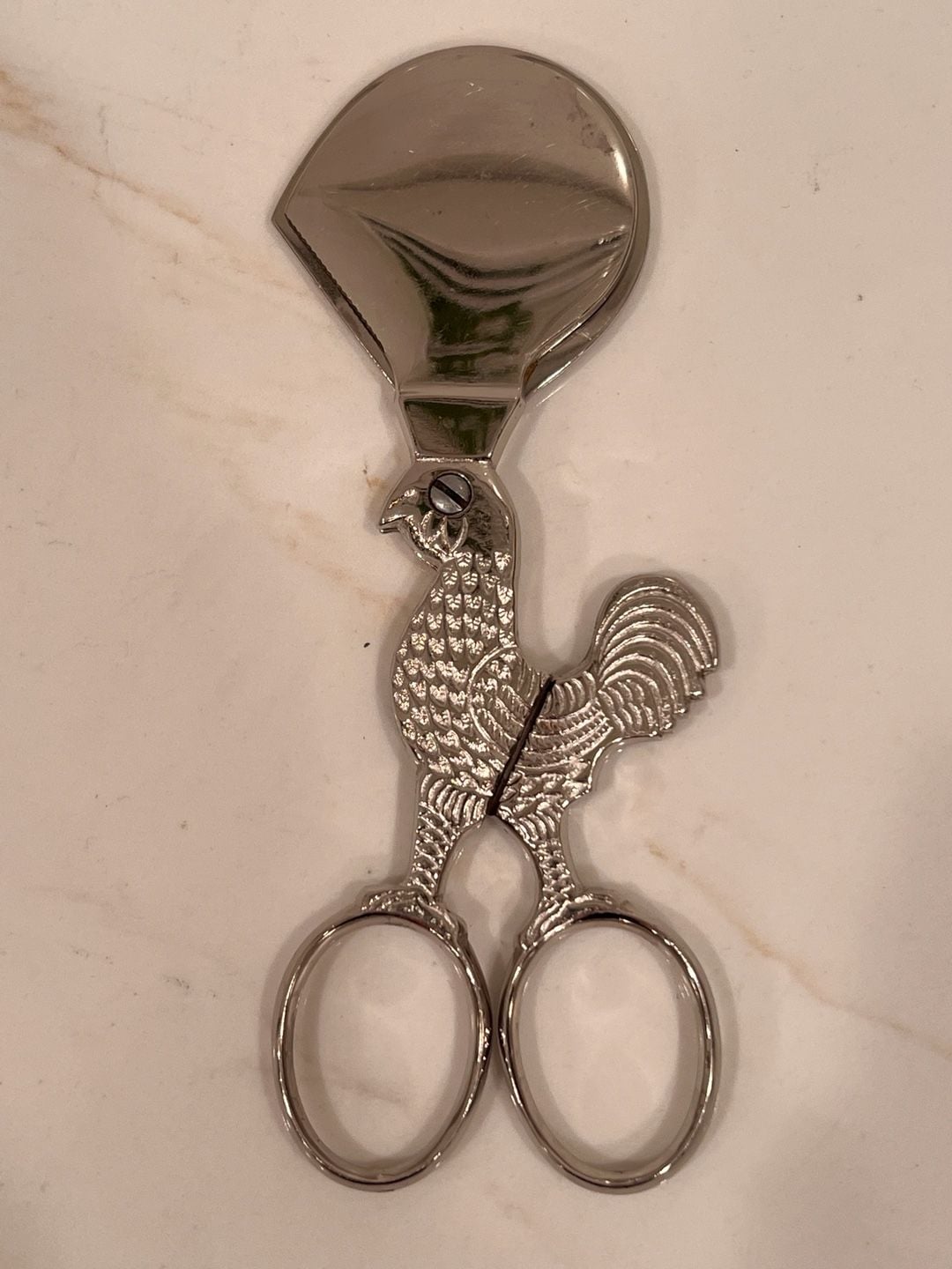 Wasa Solingen Rooster Egg Topper Scissors Germany 2