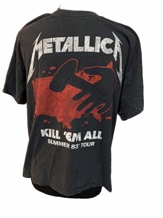 Metallica Kill 'Em All Summer 83 Tour T-Shirt Black 1