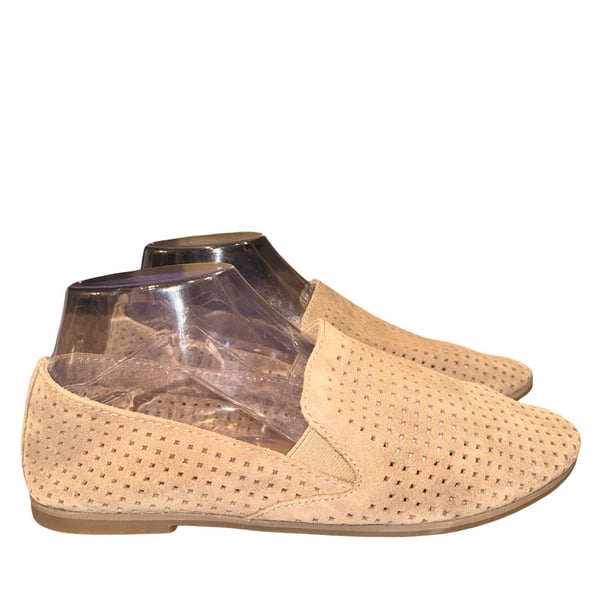 Lucky Brand Cadyn Loafers Size 9 Tan Suede Slip On Flats