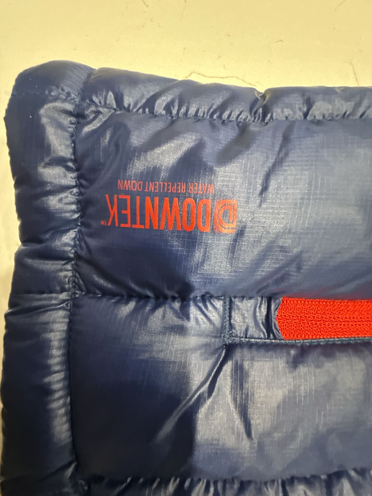 Big Agnes Downtek Down Puffer Vest Blue Red Full Zip 7