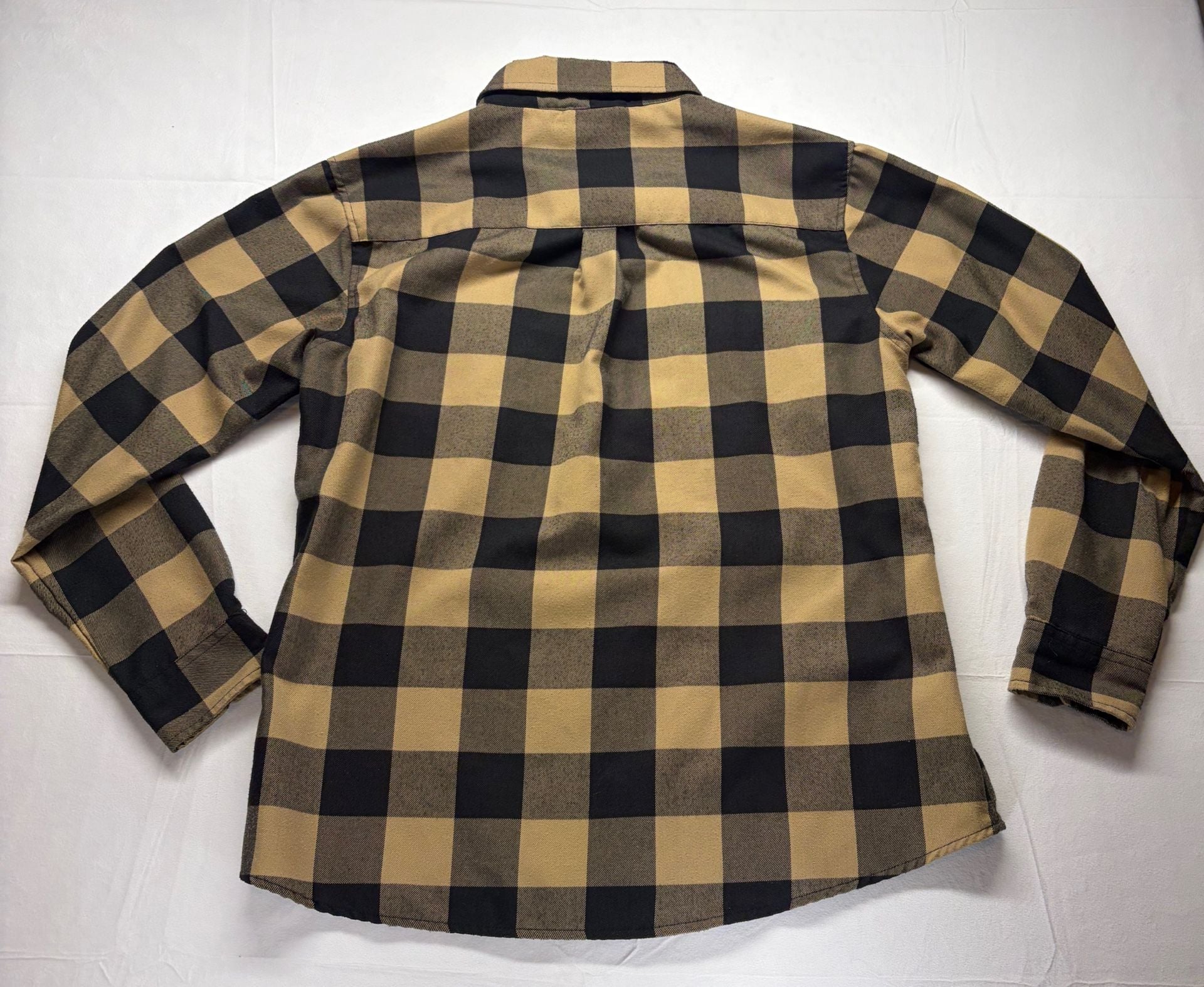 Women’s Dixxon Flannel Co Black Rifle Coffee Co Flannel Size XL Tan Black 10